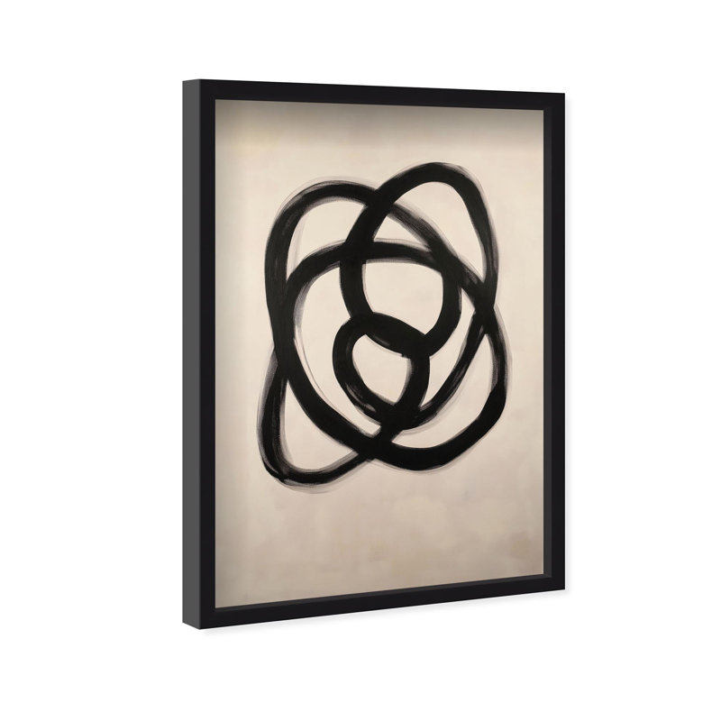 Oliver Gal Urban Mirage III Abstract - Luxury Shadowbox Framed Wall Art, Black, 25.5" H x 17.5" W