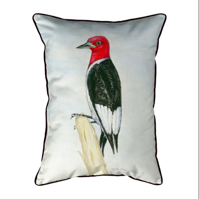 Woodpecker Outdoor Square Pillow Cover & Insert