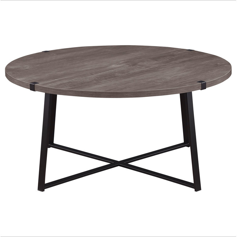 Table basse ronde en bois d'ingénierie Heyer