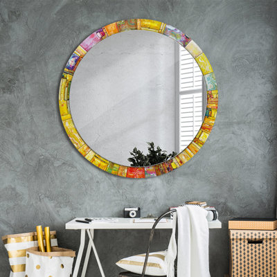 Huldar Glass Flat Wall Mirror
