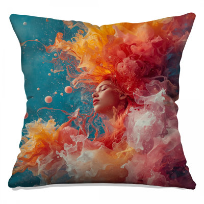 Coussins Vibrant Underwater Woman