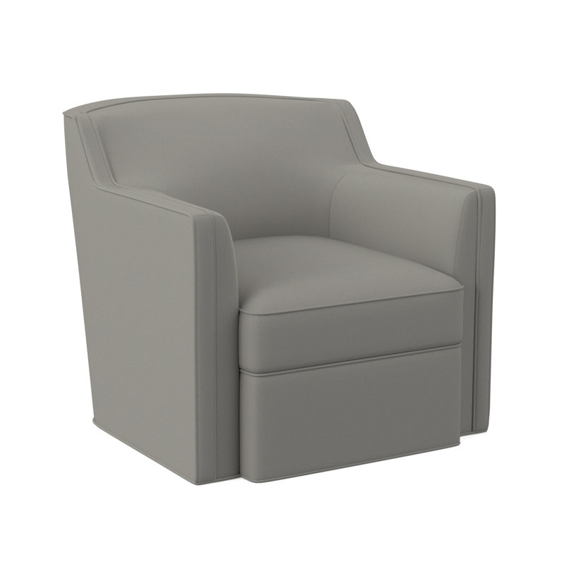 Camber Swivel Armchair, Fizz Ivory 100% Polyester