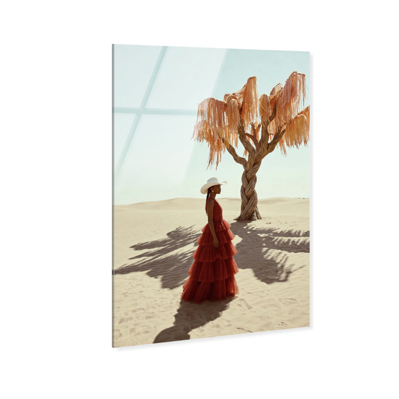 Cowgirl Couture High-Gloss Frameless Acrylic Glass Wall Art Fashion Print by Oliver Gal, Ready to Hang, 10 x 15, 10"H x 15"W