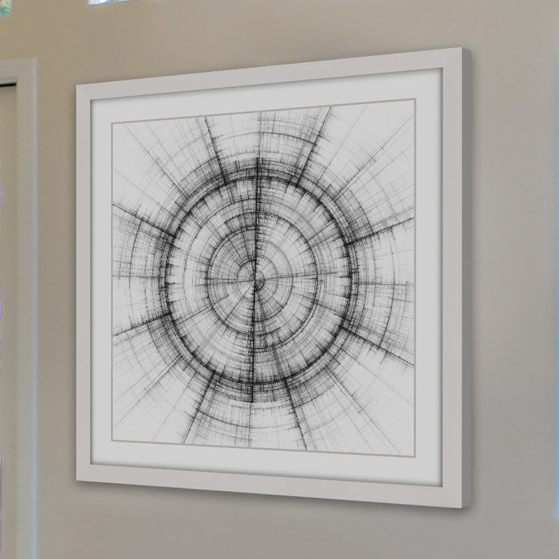 Cadre photo « motioned motion », impression sur papier, H 12 po x l 12 po x P 1,5 po, Cadre blanc