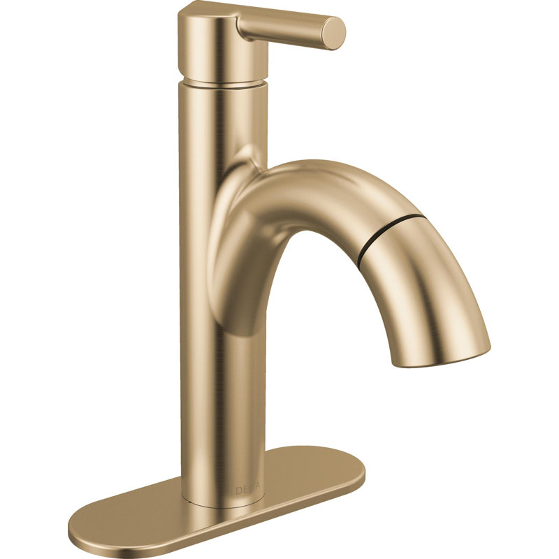 Robinet pour salle de bain Nicoli, Bronze champagne