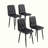 Upholstered Bar Stools Set of 4
