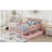 Wooden platform bed with side guards and two storage drawers-1090753375-1090753368