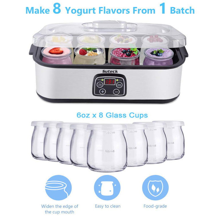 8 Yogurt Jars (6oz each) - Ultimate