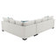 Canapé modulaire en L de style Mid-Century pour salon