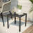Herv Square Aluminum Outdoor Side Table-1542500677