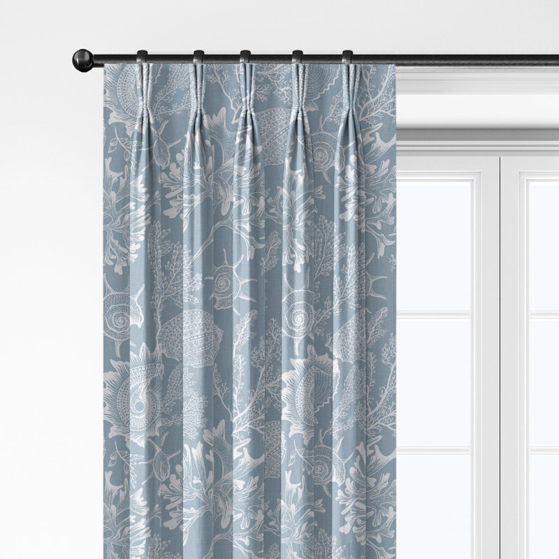 Ensemble de 2 panneaux de rideaux en coton Shellabrate, L 20 po x L 96 po