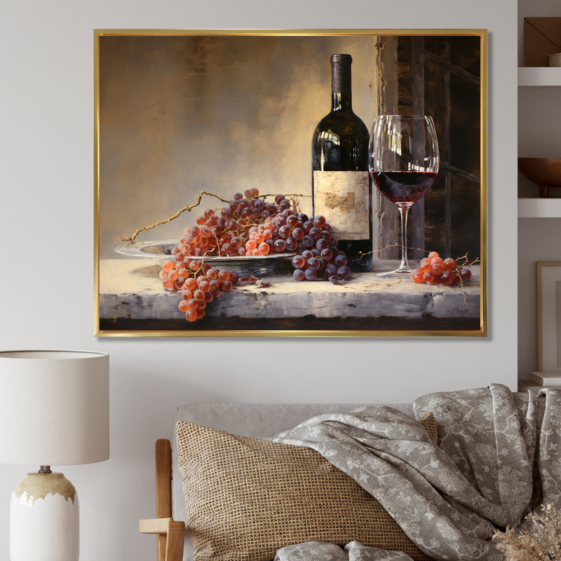 " Lush Lustre ", Gold Floater Framed, 30" H x 40" W x 1.5" D