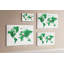Wall Mounted cork board with print wall art notice boards decorative bulletin board ideas Green watercolor map