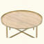 Table basse à plateau rond