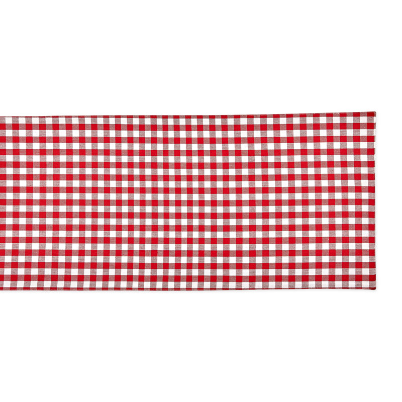 Fairley Reversible Table Runner, Red/White, 72" x 14"