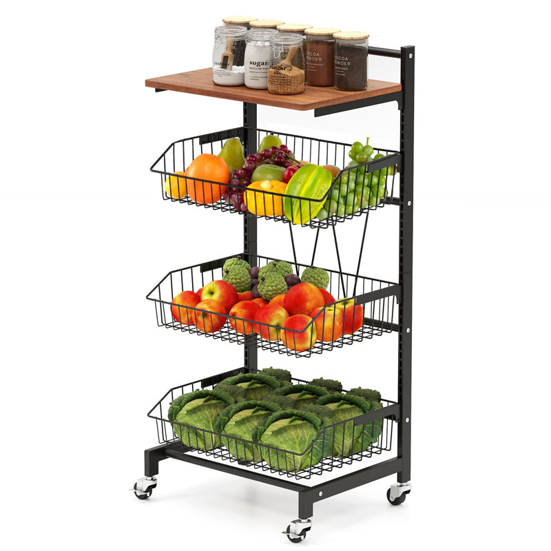 88cm H x 39cm W Utility Cart with Wheels