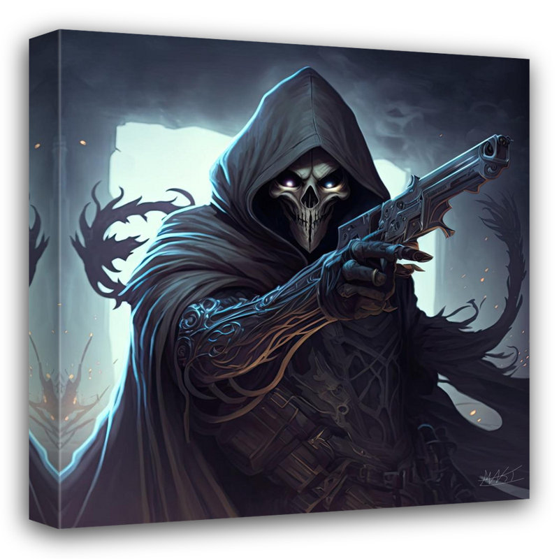 «The Reaper», reproduction sur toile sans cadre, H 36 po x l 36 po x P 1,5 po