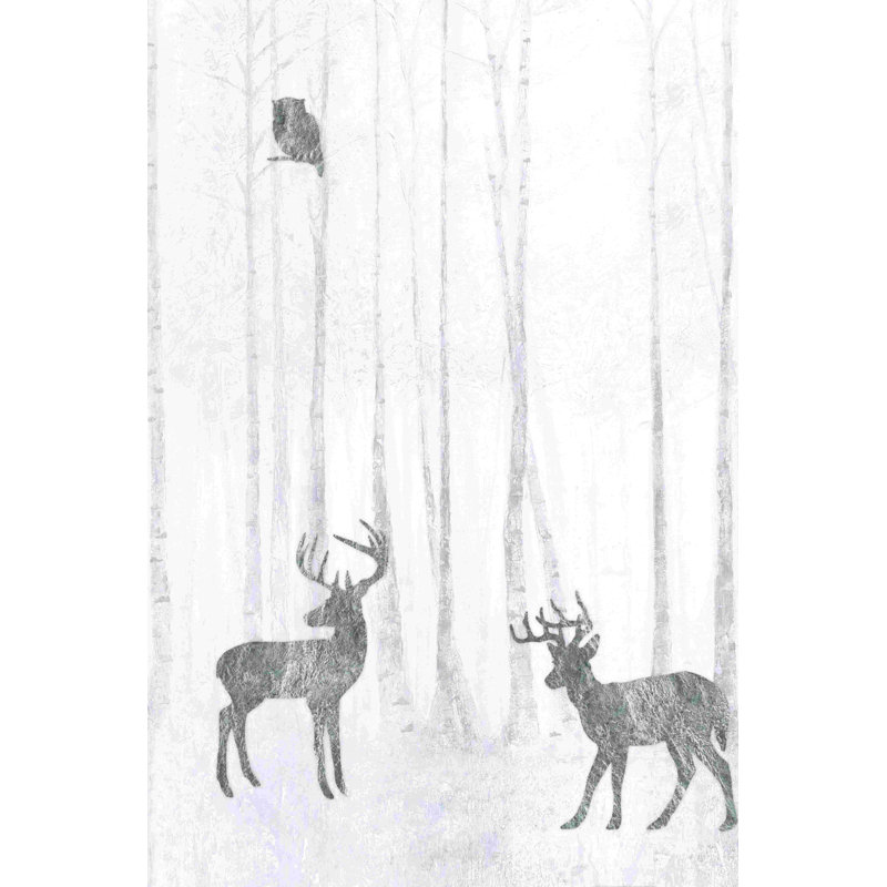 Christmas Winter Wonderland - peinture sur toile tendue, H 36 po x l 24 po