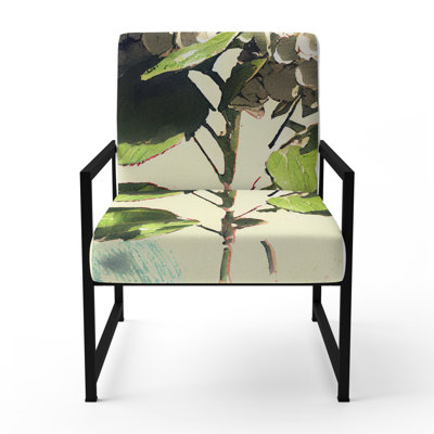 Cropper - Fauteuil rembourré à motif floral