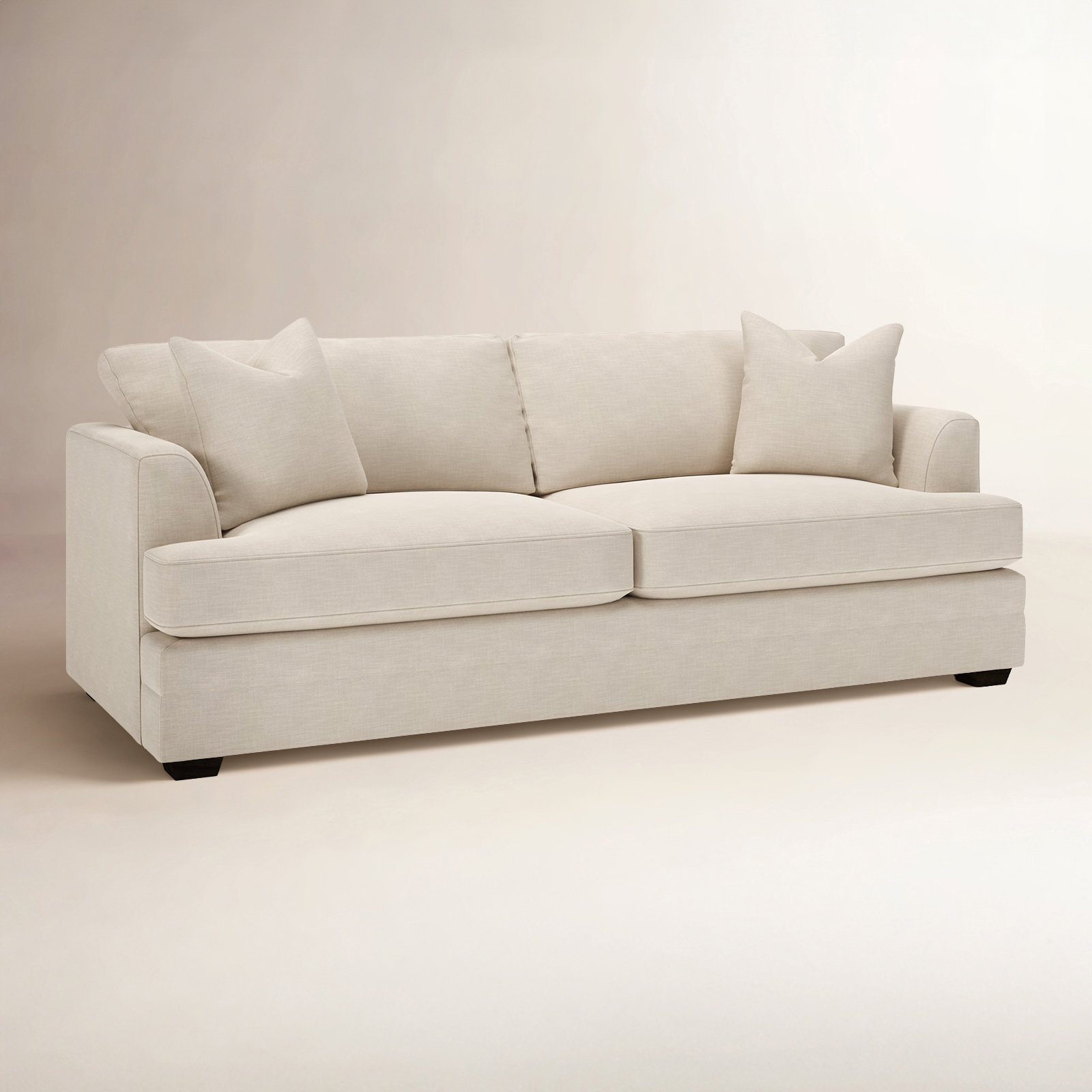 Edan 92'' Sleeper Sofa, Conversation Ivory Basketweave