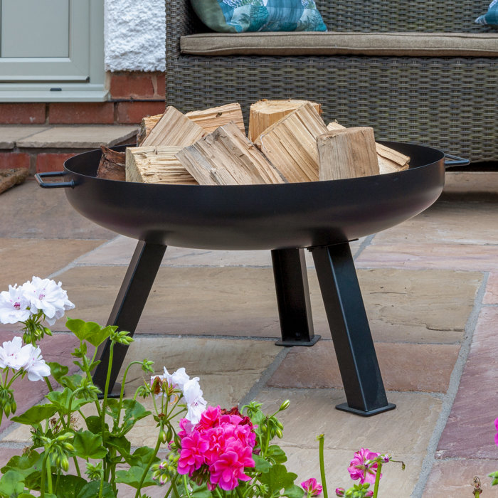 Rowlinson 60cm Round Steel Fire Pit Accessory 