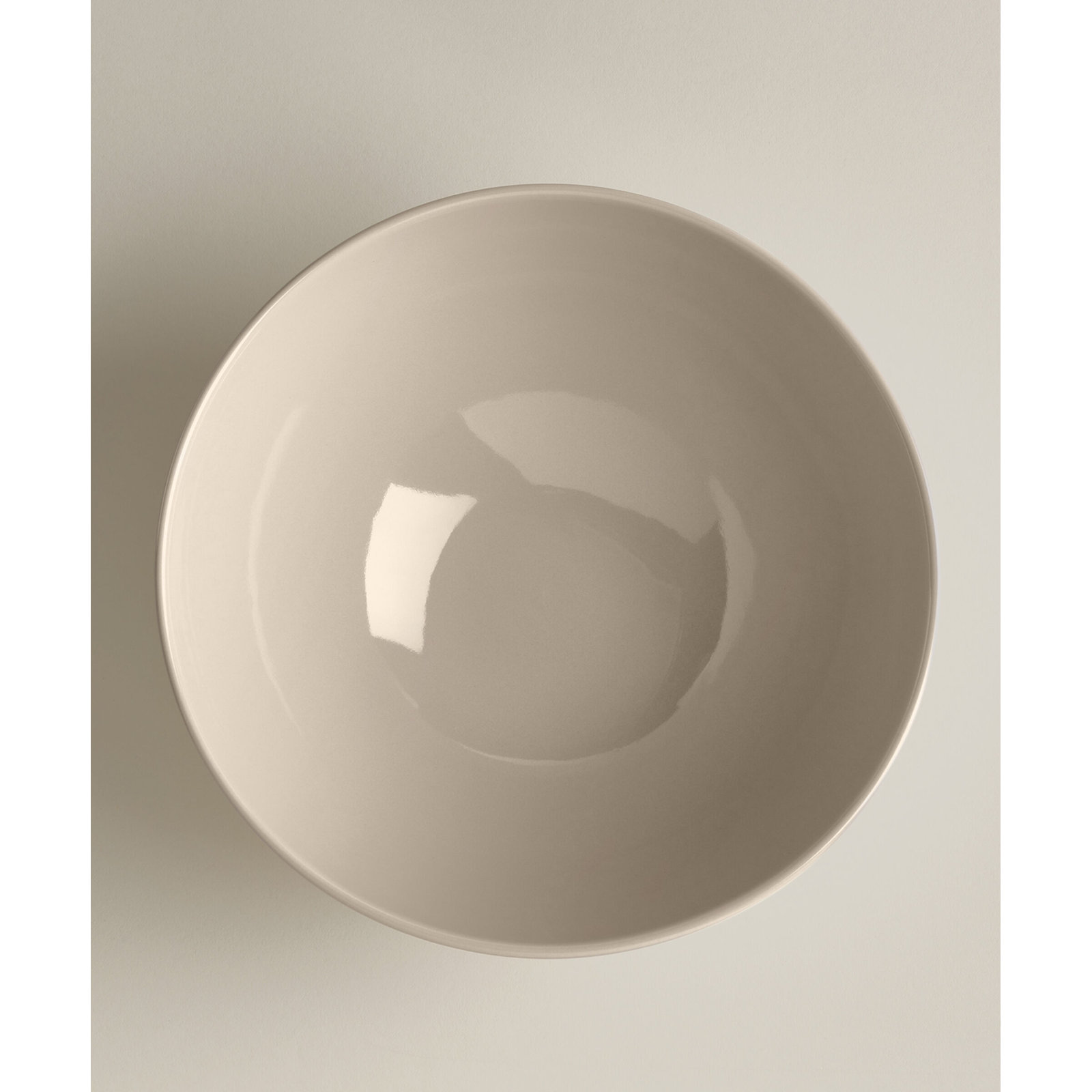 Year & Day Glossy Serving Bowl, Beige