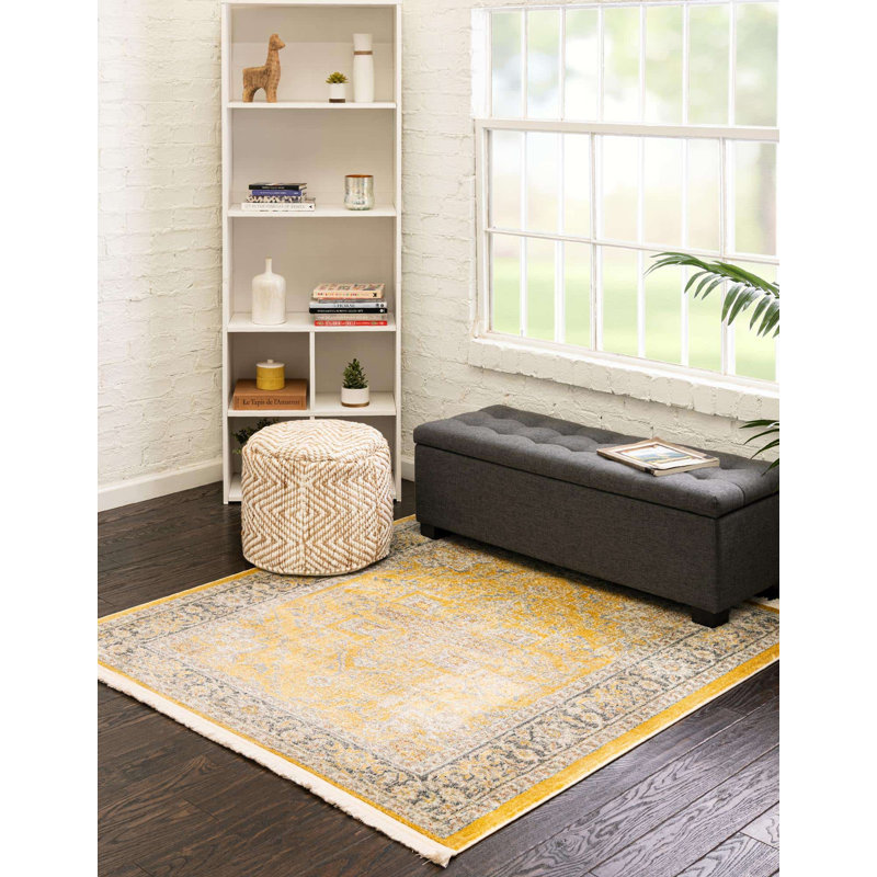 Folmar Oriental Indoor Rug, Square 4'