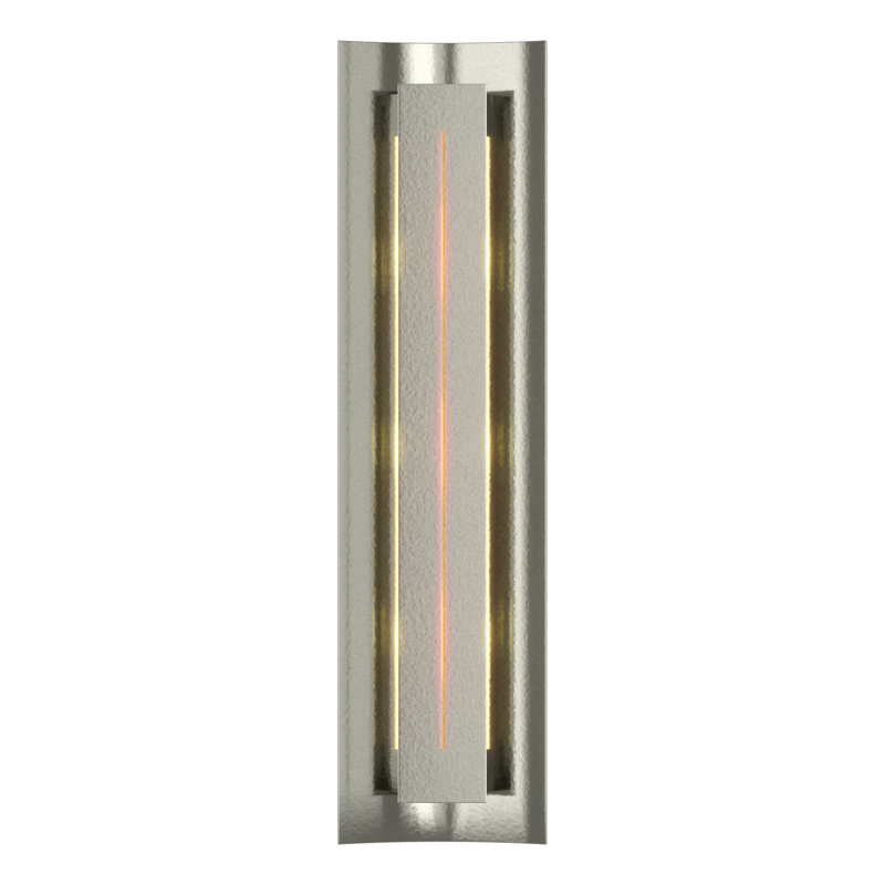 Gallery Dimmable 8 Lbs Flush Mount Scone, Amber, Sterling
