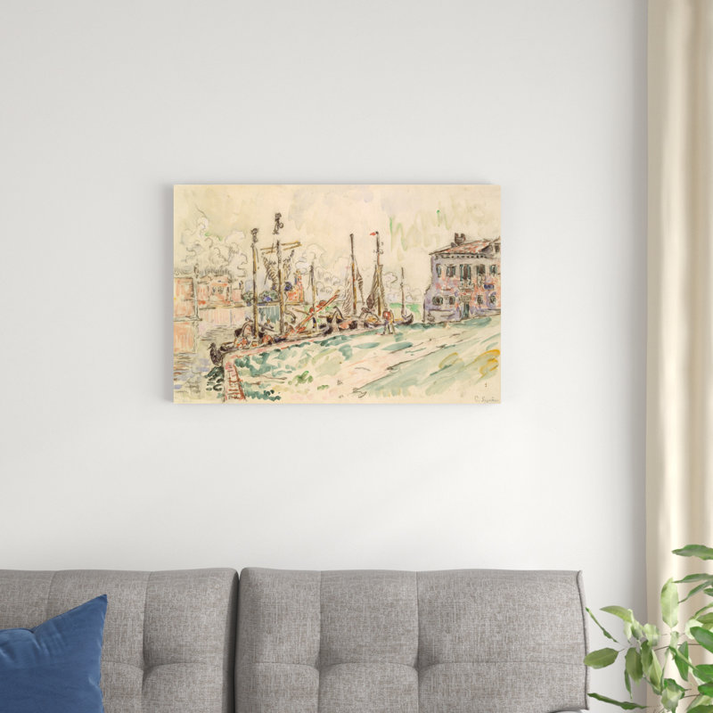 «Venice», peinture sur toile, H 12 po x l 18 po