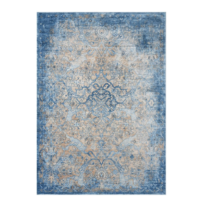 Tapis bleu Anayah, Rectangle 8 pi x 10 pi