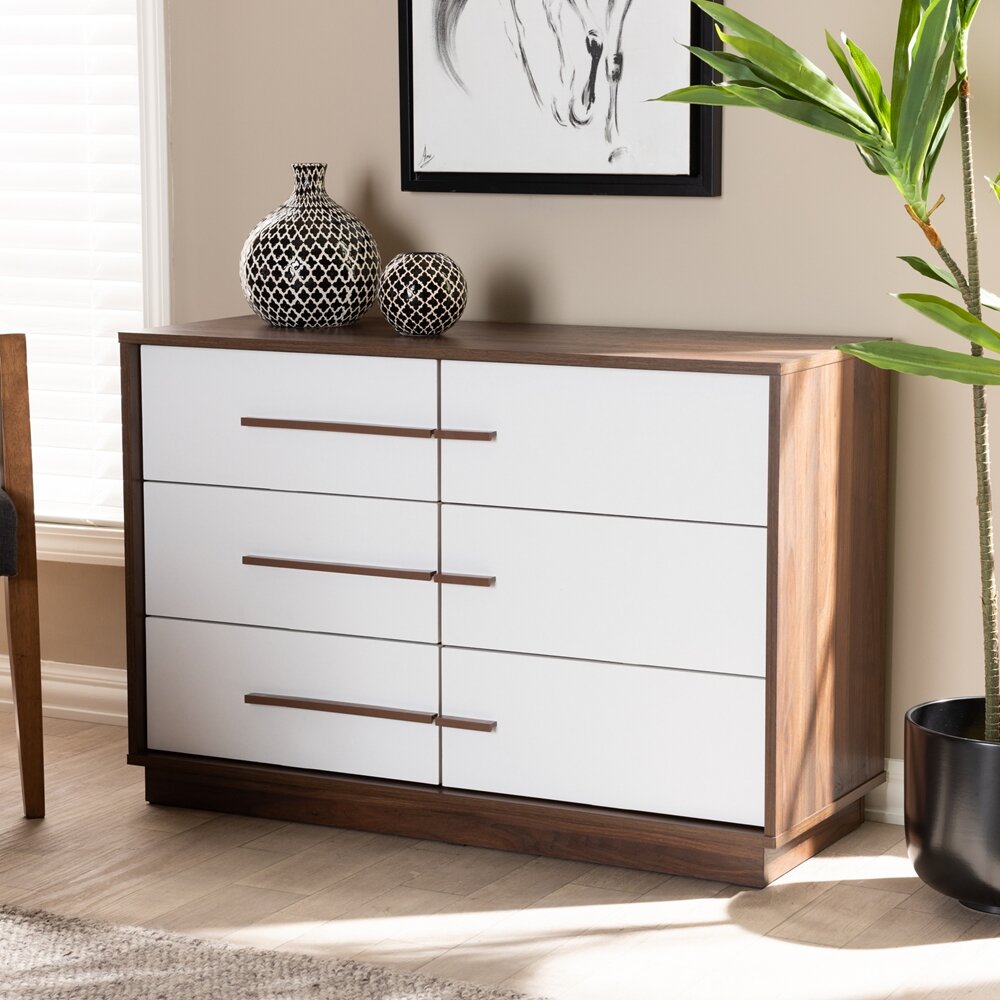 Latitude Run® Almke 6-Drawer Double Dresser & Reviews | Wayfair