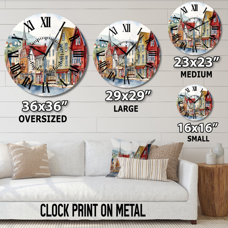 Horloge murale Terre-Neuve II, Grand