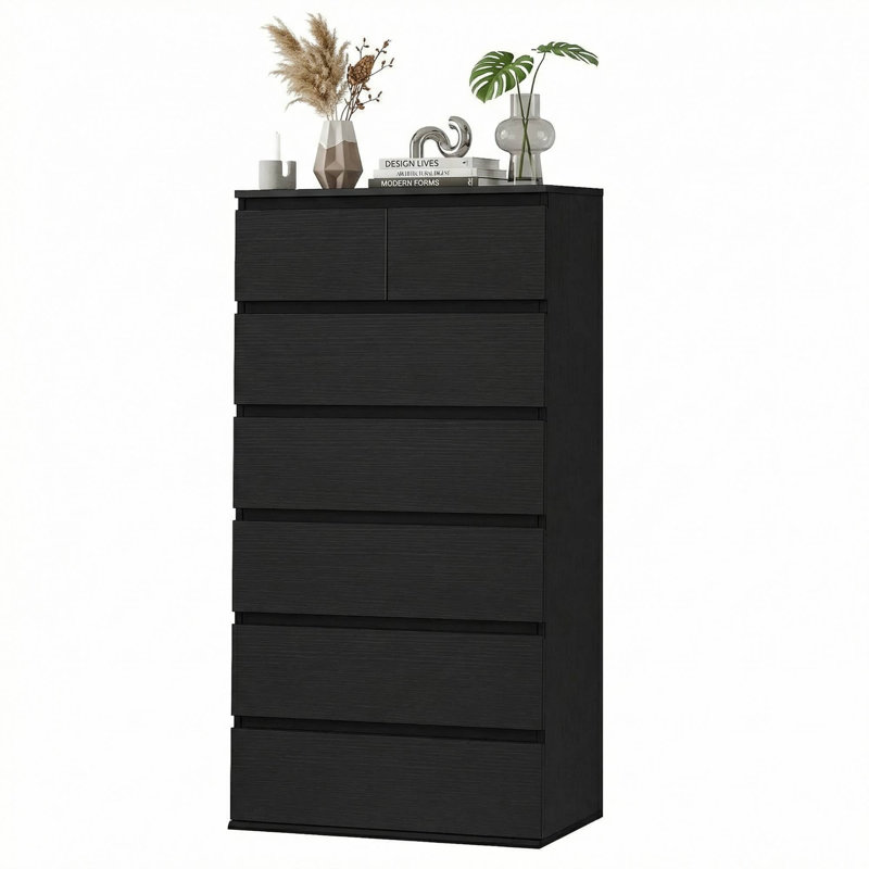 Commode l 7,6 po Baldvina, Noir