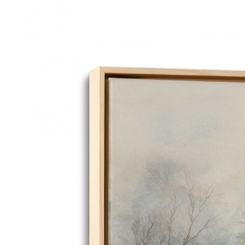Frosted Journeys Set of 2 Canvas Prints, 21" H x 62" W, Impression encadrée sans passe-partout, Érable américain