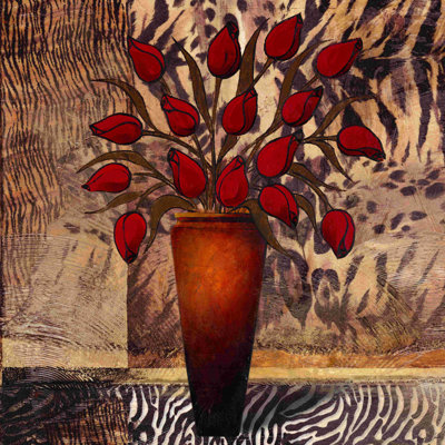Red Simplicity - peinture sur toile tendue