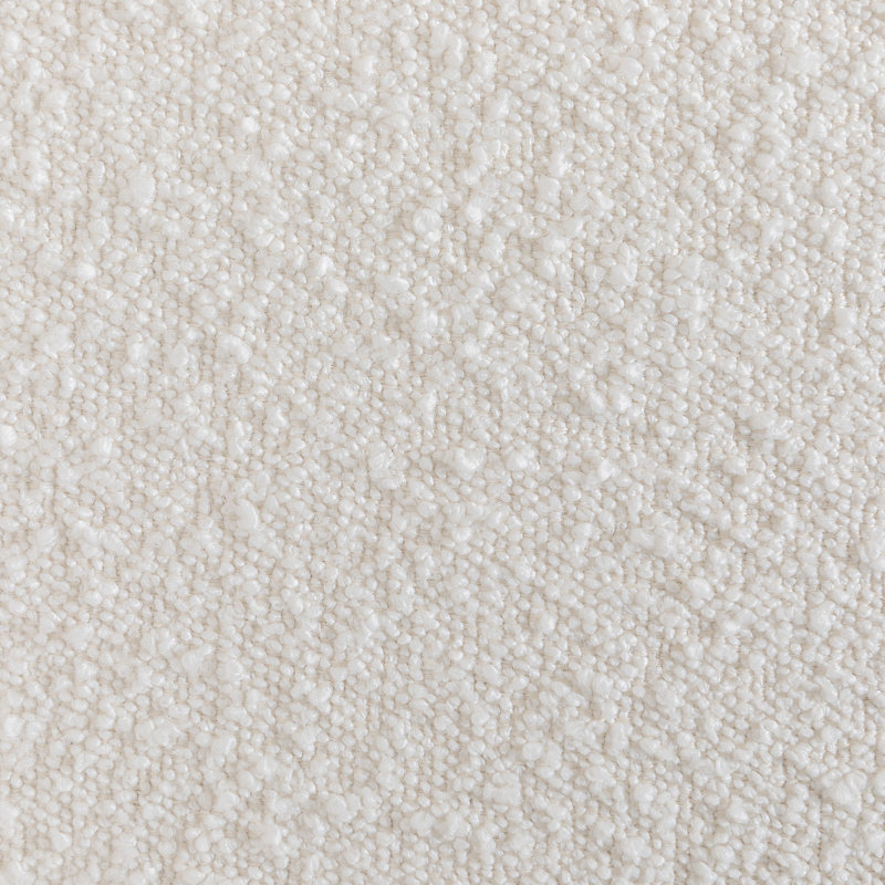 Fauteuil demi-tonneau pivotant 34 po, Mélange de polyester blanc