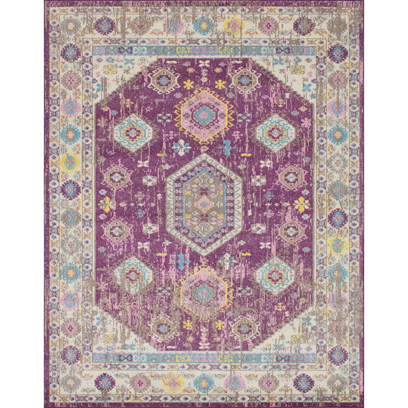 Larrick Oriental Indoor Rug, Rectangle 5'3" x 8'