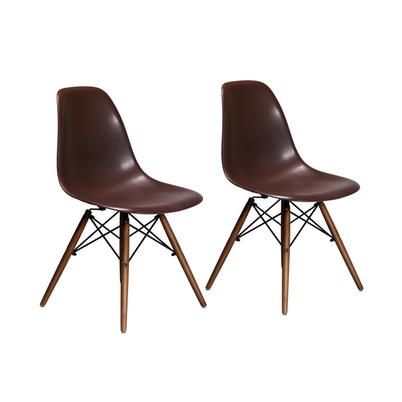 Jordan 16.5'' H Side Chair, Brown, Walnut