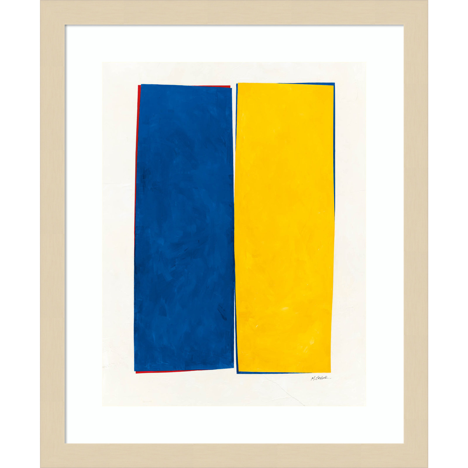 Monolithic I Print, Brown Framed, 17" H x 14" W