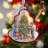 4'' Glass Hanging Figurine Ornament