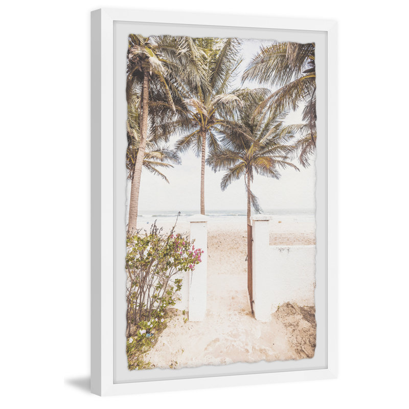 «Faded Tropical Light», reproduction encadrée, H 24 po x l 16 po
