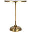 Table d'appoint en fonte avec ancre nautique
