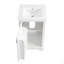 Meuble-lavabo de 20 po avec lavabo, armoire de salle de bain avec porte à fermeture douce, support de rangement et tablette réglable-1989884108