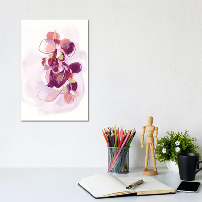 Orchid Sonata II by June Erica Vess - Wrapped Canvas Gallery-Wrapped Canvas Giclée