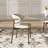 Stone Round Powley With 4/6 Premium Solid Wood Leather Upholstered Dining Chairs For Kitchen/Dining Room-1663682359-1663007667-1663682358