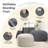 Standard Bean Bag Chair for Adults, Pre-Filled Furniture with Soft Removable Cover, Comfy Kids Refillable Sofa for Living Room Bedroom Dorm-1073204417-1073204479
