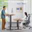Electric Standing Desk Wide Desktop Height Adjustable Standing Desk With Drawer&Hooks-957530378-957530382-957524212