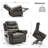 37.4" W Power Lift Recliner Chair For Elderly with Massage Heating & USB