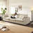 White Polyester Modular Sofa cushion couch