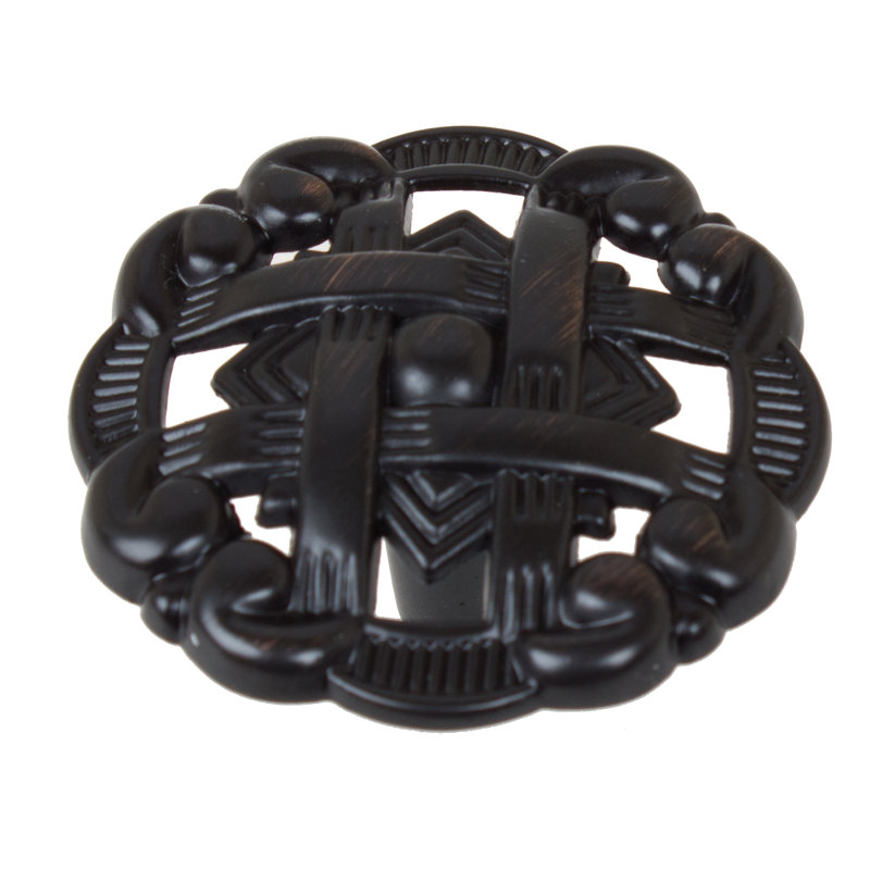 Poignée fantaisie Celtic 1 3/8 ", Bronze huilé